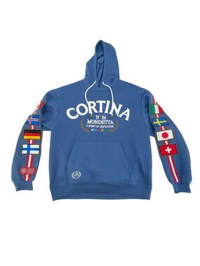 Mondetta | Men's Cortina Spirit of Unification Hoodie | Blue | Size Medium
